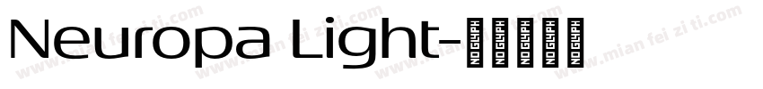 Neuropa Light字体转换